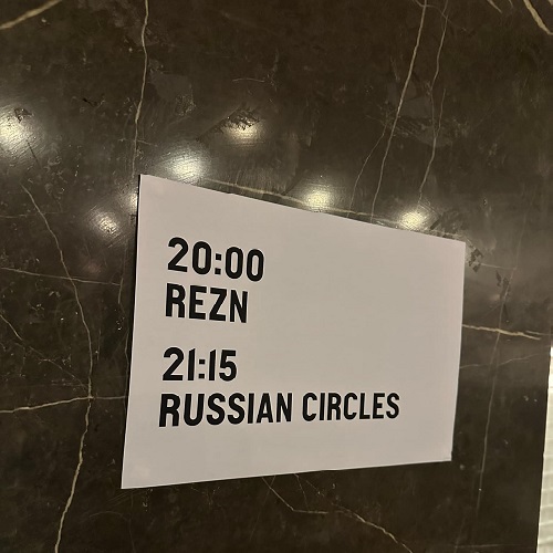 Na vlastní sluchovody: Russian Circle + Rezn (12. 10. 2024)